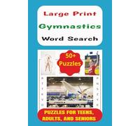 Gymnastics Word Search Book: Easy to Read Word Search Puzzle Book about Gymnastics, including Terms, Phrases, and Words | LARGE PRINT, 6x9 inches, 110 ... Puzzles... Gift for Gymnastics Enthusiasts