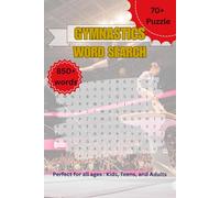 Gymnastics Word Search Puzzle Book: Gymnastics Word Search Puzzle Book for Kids, Teens, and Adults - 70+ Puzzles | 6x9 Activity Book with 110 Pages
