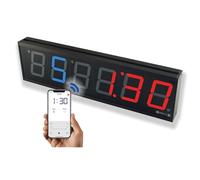 GymNext Flex Timer - Edición de Gimnasio - Reloj Digital LED de pared - Controlado desde la aplicación móvil por Bluetooth