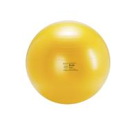 Gymnic Body Ball Ø 75 cm Amarillo para Fisioterapia y Entrenamiento, Alta Elasticidad y Seguridad, soporta hasta 120 kg, Ideal para el Equilibrio, la motricidad y la rehabilitación