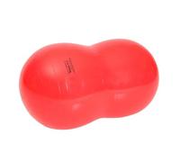 Gymnic Balón de gimnasia Physio Roll, doble, diámetro máx. 40 cm × 65 cm, Rojo para fisioterapia
