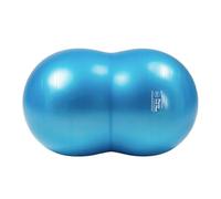 Gymnic Physio Roll Plus Ø 70 cm/L 115 cm Azul, Pelota Doble para Fisioterapia, con Sistema antiexplosión y Sistema BRQ, Ideal para Ejercicios de Equilibrio, coordinación y rehabilitación motora