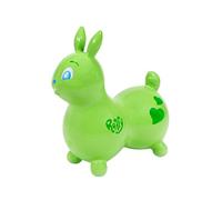 Ledraplastic Rody Raffy Verde Lima - 1 x Hüpftier Inflable en Forma de un Conejo/Longitud Verde: 45 cm/Altura: 35 cm/Semi-Periferia: MAX. 66 cm