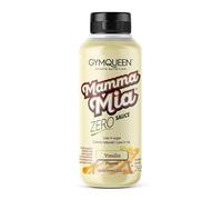 GymQueen Mamma Mia Zero Sauce 265 ml, baja en calorías y grasas, para refinar platos o como aliño de ensaladas, vegetariana, Sueño de Vainilla