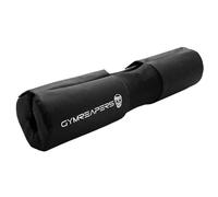 Gymreapers Almohadilla para sentadillas con barra - Almohadilla protectora para empuje de cadera, sentadillas, estocadas - Soporte de cadera, protección para el cuello para barra (cubierta negra)