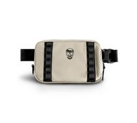 Gymreapers Bolsa de Viaje pequeña para Hombre y Mujer con Bolsillo Oculto, Bolso Bandolera Impermeable para Hombre, con Correa de Hombro Ajustable para Viajar, Correr y Hacer Senderismo, Arena del