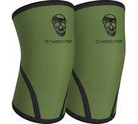 Gymreapers Codera (1 par) con muñequeras - Codera de apoyo y compresión para levantamiento de potencia, levantamiento de pesas, banco y tendinitis, neopreno de 5 mm, para