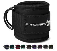 Gymreapers Correa de Tobillo (Individual) Para Patadas Hacia Atrás en Máquina de Cable, Entrenamientos de Glúteos, Ejercicios de Tren Inferior - Correa de Pierna Ajustable con Acolchado de Neopreno