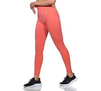 GYMSHARK Leggings para mujer Vital Seamless 2.0, Mallas, color rosa y naranja jaspeado; talla: S