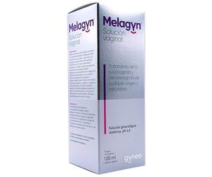 Gynea Melagyn Solución Vaginal 100ml - Con Ácido Láctico - Para Vulvovaginitis y Cervicovaginitis