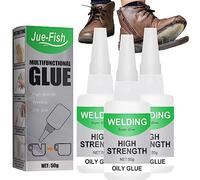 GYORI 3 Pcs Jue Fish Glue, Adhesivo Super Fuerte de Base de Aceite, Multiusos, Resistente al Agua y de Alta Resistencia, para Rápida Reparación y Curado
