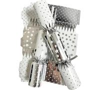 Gyoungt Petardos de Navidad de Lujo, 10 Sombreros 20 Cuerdas 10 Chistes Juego de Fiesta de Navidad Hazlo Tú Mismo Petardo Haz Tu Propio Petardo de Navidad Festivo de Temporada (Plateado)