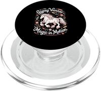 Gypsy Vanner Magic in Motion, Amante de los Caballos, equitación PopSockets PopGrip para MagSafe