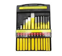 GYQIZSS 3/5/6/12 Uds cincel cono punzón cilindro punzón central punzón cincel carpintería taladro cincel agujero Cetre punzonado for alfileres piedra de Metal