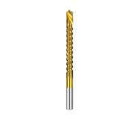GYQIZSS 6 unids/set broca recubierta espiral dentada broca de sierra broca compuesta broca helicoidal