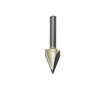 GYQIZSS Broca en V de carburo de tungsteno de 45 a 60 grados, fresa de grabado 3D en forma de V, herramienta de carpintería CNC for madera contrachapada de madera dura