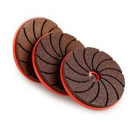 GYQIZSS Disco de pulido for recorte de azulejos de cerámica, almohadillas de pulido en seco y húmedo de 80mm y 3 pulgadas, borde de pulido biselado de granito, porcelana y mármol, 1 ud.