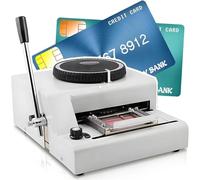 GYQSSD Máquina Manual De Grabado De Tarjetas, Máquina De Grabado Y Codificación De Placas De Identificación para Perros, con 72 Caracteres Codificados, para Letras Y Números En Relieve