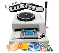 GYQSSD Máquina Manual De Grabado Y Codificación De Tarjetas De PVC, con 72 Caracteres Codificados, Máquina De Codificación De Tarjetas De Membresía para Tarjetas De Crédito Y Letreros Metálicos