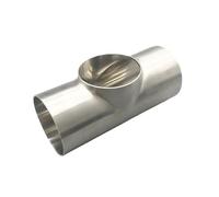GYQYJPFZM 1pcs Size 19mm-108mm Pipe OD Butt Weld Flat tee 3 Way Fitting Connector SUS304 (OD 102mm Wall 2mm)