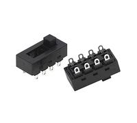 GYQYJPFZM 2PCS 12A 250V 3 Position 8 Pin Toggle Slide Dip Switch LQ-103H Hair Dryer Cold Wind FH6218/20/21/31