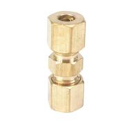 GYQYJPFZM Brass Straight Reducer Compression Fittings Connectors Fit 3/16" Tube OD Brake Lines Union Adapters 229 PSI