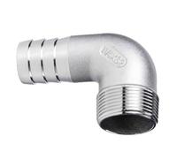 GYQYJPFZM Stainless Steel Pipe Fittings, 1pcs 90°Elbow, 20mm 25mm 32mm 38mm 40mm Hose X 3/4" 1" 1-1/2" 1-1/4" 2" Male 304 Stainless Steel 90 Degree Elbow Pipe Fitting(1 1/2" 40MM)