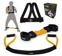 GYRO FITNESS Shadow Boxer Pro - Juego de Bandas de Resistencia de Boxeo para Boxeo de Sombra, Viene con puños de Tobillo, complemento Ideal para tu Equipo de Boxeo en casa