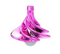 Gyro juguete colorido con viento con viento de plástico aerodinámico viento gyro juguete para juego Rosa