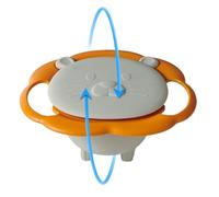 Gyro para pequeños sin derrames para | Cuenco giratorio antiderrames para pequeños | Cuenco liso con rotación de 360 grados antiescaldado para y ni