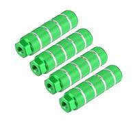 Gyrodymix 4uds BMX MTB Bicicleta Trasera Pie Clavijas Reposapiés Ajuste 3/8 Pulgada Ejes Verde Producto Duradero