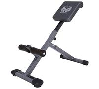 GYRONETICS E-Series - Tabla Plegable para Ejercicios de Espalda/Abdominales, Extensible, con Soporte para piernas Acolchado