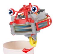 Gyroscope Toy For Kids - PP 10x10x11cm | Electric Spinner Toy Fingertip Gyro 2 In 1 Design, Toys | Interactive Stress Relief Girls Adults Play Gift Use