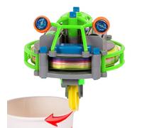Gyroscope Toy For Kids - PP 10x10x11cm | Electric Spinner Toy Fingertip Gyro 2 In 1 Design, Toys | Interactive Stress Relief Girls Adults Play Gift Use