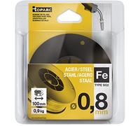 TOPARC - HILO MAG ACERO Ø0,8 - BOBINA PLÁSTICO S100 0,9Kg - ER70S-6 / G3Si1