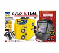 GYS Gysmi E160 E-Mano Mma Electrodos Equipo Soldadura 031456 + Casco Ahora 013