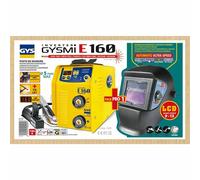 GYS Gysmi E160 E-Mano Mma Electrodos Equipo Soldadura 031548 + Casco LCD 9/13