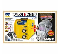 GYS Gysmi E200 Fv Inversor Equipo Soldadura 200A 031531 + Casco LCD Hermes 9/1