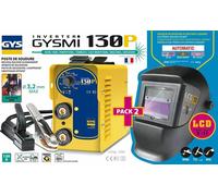 GYS Mma Inversor Equipo Soldadura Gysmi 130P + Casco 031449 LCD Techno 11