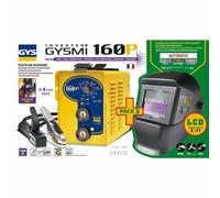 GYS Mma Inversor Equipo Soldadura Gysmi 160P + Casco 030435 LCD Techno 11