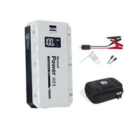 GYS, Nomad Power 401, arrancador/Booster batería de Litio portátil 1200A, vehículos de 12 V (Motocicleta, Coche), Arranque Seguro, batería Externa 3 Ah (PowerBank), lámpara LED, Pantalla LCD