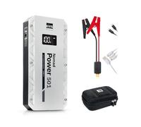 GYS, Nomad Power 501, arrancador/Booster batería de Litio portátil 1500A, vehículos de 12 V (Motocicleta, Coche), Arranque Seguro, batería Externa de 5,25 Ah (PowerBank), lámpara LED, Pantalla LCD