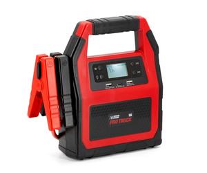 GYS, Nomad Power Pro Truck, arrancador/Booster batería de litio portátil 2000A, vehículos de 12/24 V (motocicleta, coche, camión), arranque seguro, batería externa de 5,3 Ah (PowerBank), lámpara LED,