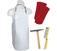 GYS Schweißerset - Delantal, Guantes, Hammer, Cepillo-070561
