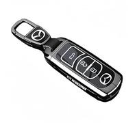 GYSCKN Coche Carcasa Llave para Mazda CX-7 2006-2012, Carcasa Mando Llave De Coche Funda Llave Cubierta Protectora de Llavero Llave Remota Accesorios,Black-B