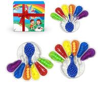GYsomer 2 juguetes sensoriales de clasificación de colores, juguetes de habilidades motoras finas para niños pequeños, juguetes Montessori para actividades de aprendizaje preescolar, juguete de