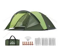 Gysrevi Tienda de Campaña Familiar para 3-4 Personas con Porche, Impermeable 3000 mm, Tenda Campismo Portátil Ultraligera con Dormitorio, para Trekking, Camping, Aventura Etc