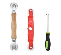 GYSRXS 3 Piezas Pantalla Herramienta De Rodillo Giratorio Rodillo para Mosquitera y 3.5mm Gancho de Tira de Goma Accesorios para Mosquiteras Ccesorios Ventana Sello de Puerta
