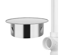 GYSRXS Cubierta interior de chimenea de 150 mm, cubierta de acero inoxidable para tubo de horno, tapa ciega, revestimiento de pared, tapa para tubos de horno, tubo de chimenea (plata)