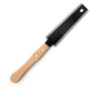 GYSRXS Sierra Japonesa de 11/17 TPI Doble Filo Sierra de Corte al Ras Fabricado en Acero SK5 Sierra Manual Pequeña para Carpintería Jardinería Bricolaje,Hoja de 15CM(Negro)